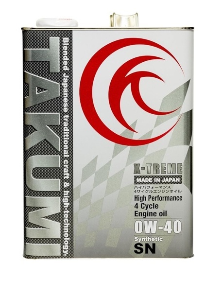 Takumi X-Treme Motor Oil SN 0W-40